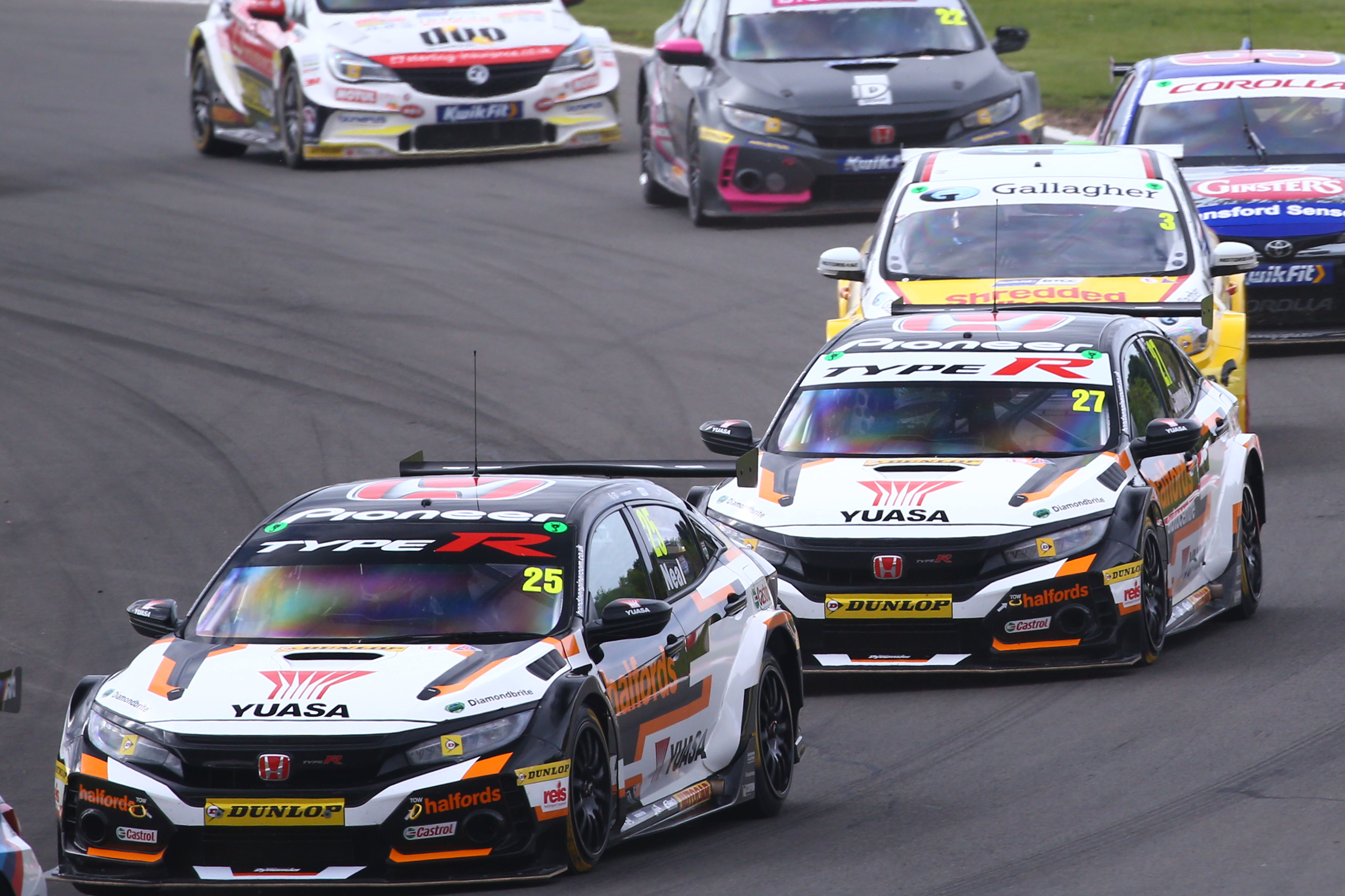 Dan Cammish Driving in the Donnington Park circuit