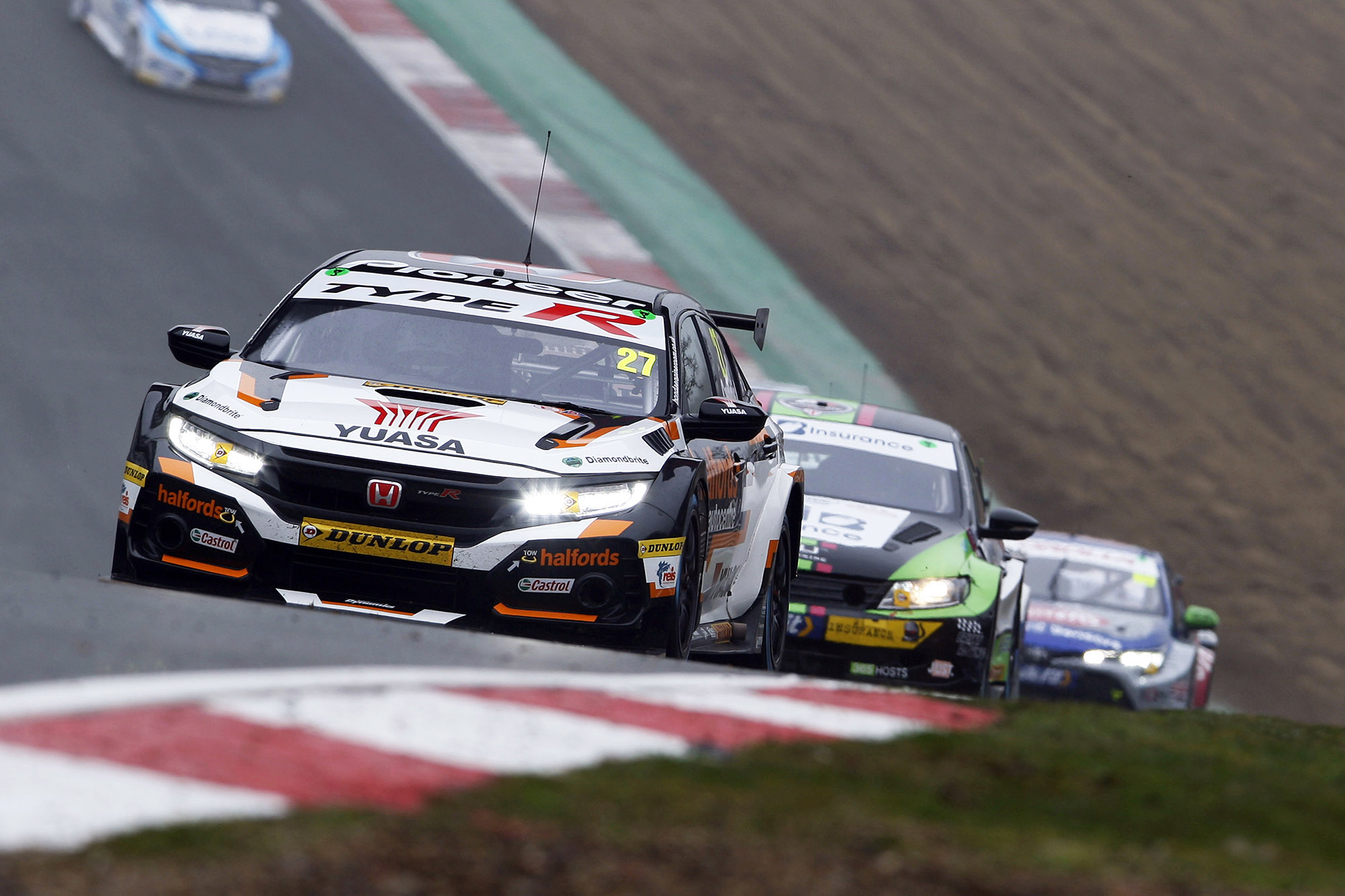 Dan Cammish races at Brands Hatch